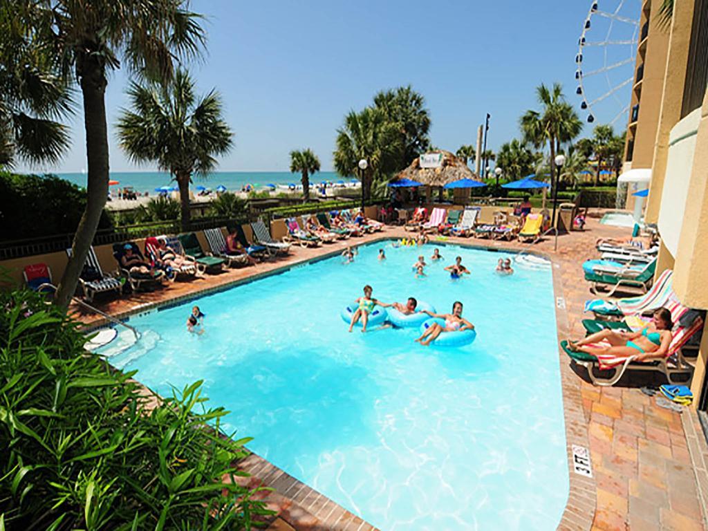 Holiday Pavilion Resort On The Boardwalk Myrtle Beach Exteriör bild