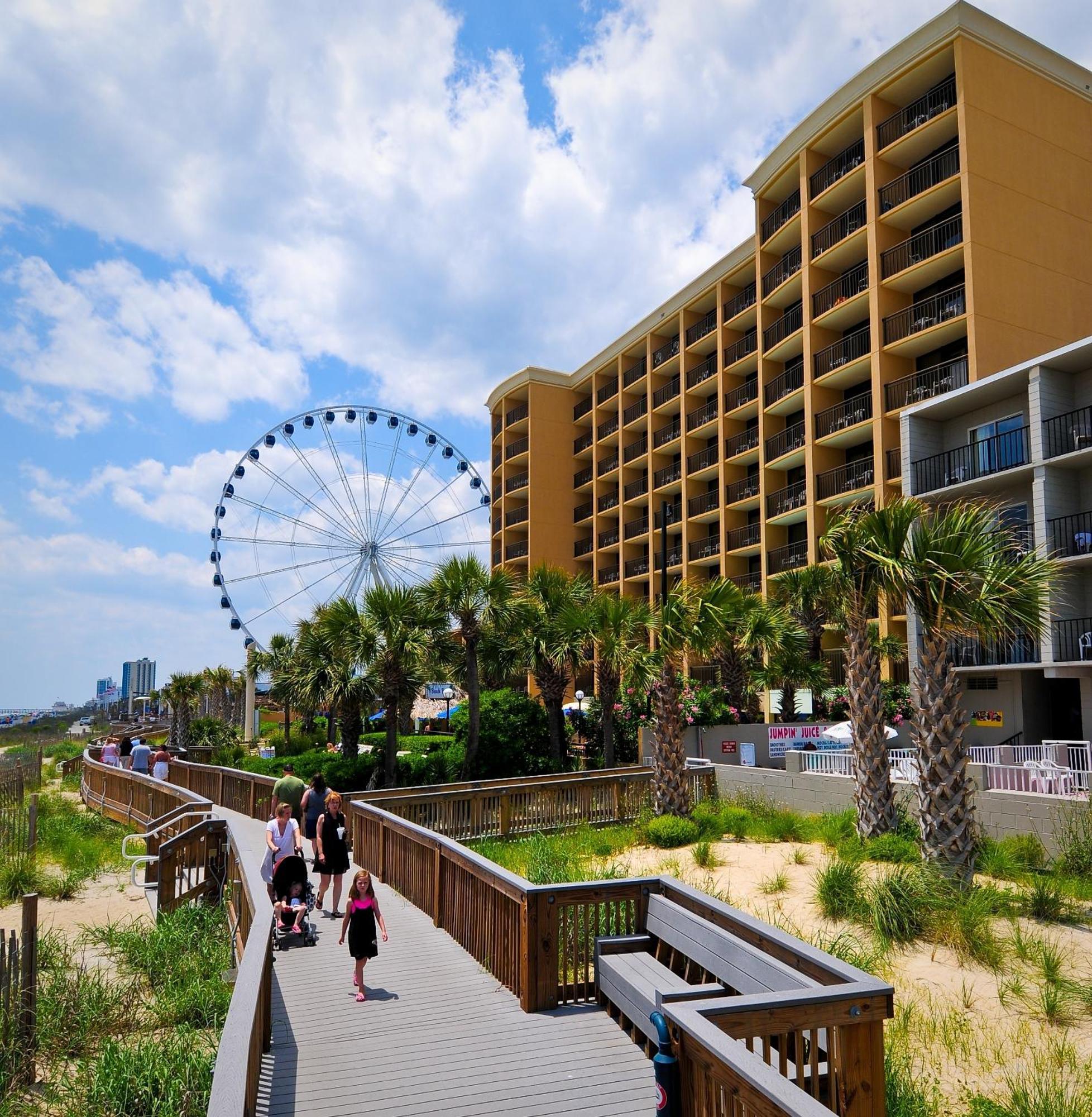 Holiday Pavilion Resort On The Boardwalk Myrtle Beach Exteriör bild