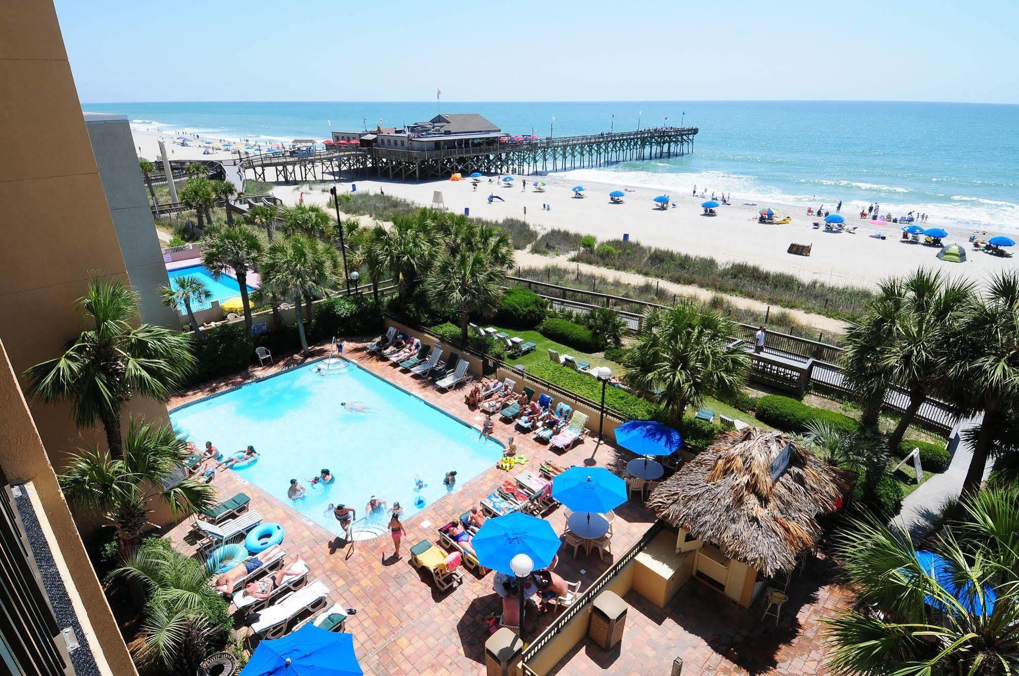 Holiday Pavilion Resort On The Boardwalk Myrtle Beach Exteriör bild